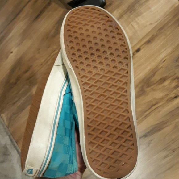 Old School Blue Checkered Vans. - Picture 4 of 7